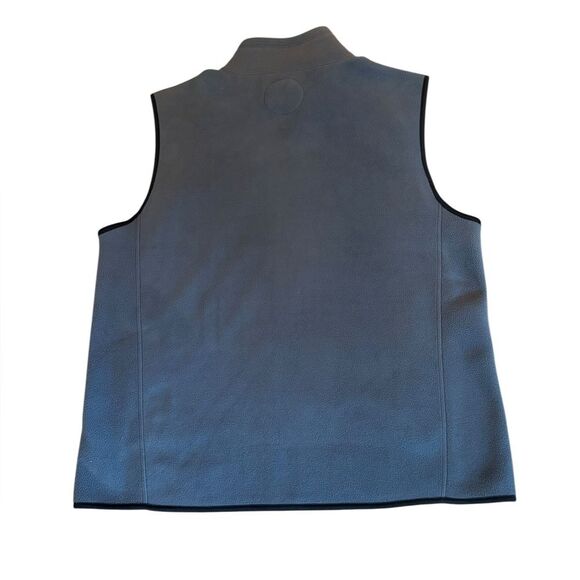 Life is Good Fleece Vest Full Zip Mock Neck Mens Size Large Grayish Blue - Picture 2 of 8